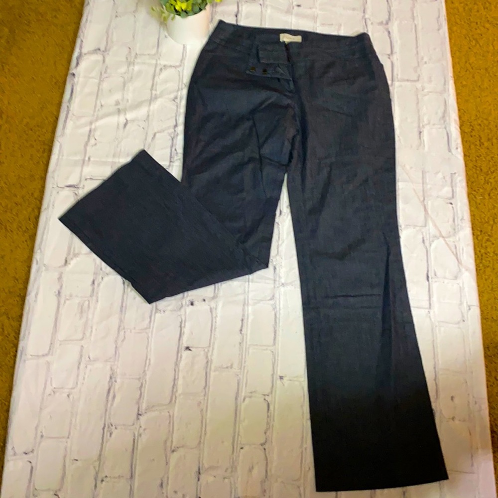 Loft 0P charcoal trousers
